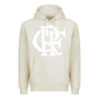Oatmeal Heather camisa do flamengo Premium Hoodie - artisFamous