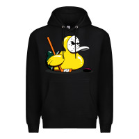 Black mighty rubber ducky Premium Hoodie - artisFamous