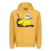 Mustard mighty rubber ducky Premium Hoodie - artisFamous