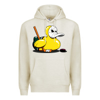 Oatmeal Heather mighty rubber ducky Premium Hoodie - artisFamous