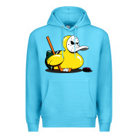 Ocean Blue mighty rubber ducky Premium Hoodie - artisFamous