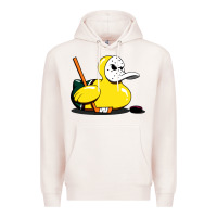 Pale Pink mighty rubber ducky Premium Hoodie - artisFamous