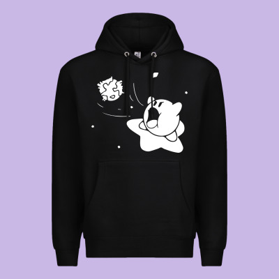 Kirby Gamer Geek Snes Premium Hoodie Designed By Artisfamous