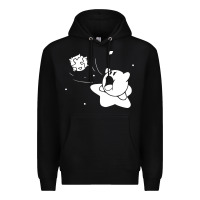 Black kirby gamer geek snes Premium Hoodie - artisFamous
