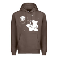 Coffee kirby gamer geek snes Premium Hoodie - artisFamous