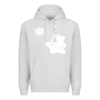 Dove Grey kirby gamer geek snes Premium Hoodie - artisFamous