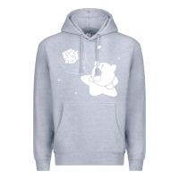 Heather Grey kirby gamer geek snes Premium Hoodie - artisFamous