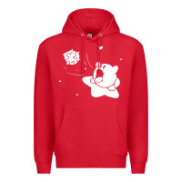 Red kirby gamer geek snes Premium Hoodie - artisFamous