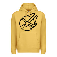 Antique Gold millennium falcon Premium Hoodie - artisFamous