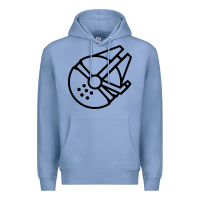 Colony Blue millennium falcon Premium Hoodie - artisFamous