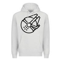 Dove Grey millennium falcon Premium Hoodie - artisFamous