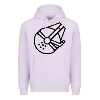 Lilac millennium falcon Premium Hoodie - artisFamous