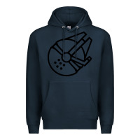 Navy millennium falcon Premium Hoodie - artisFamous