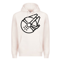 Pale Pink millennium falcon Premium Hoodie - artisFamous