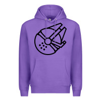 Purple millennium falcon Premium Hoodie - artisFamous