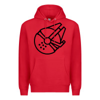 Red millennium falcon Premium Hoodie - artisFamous