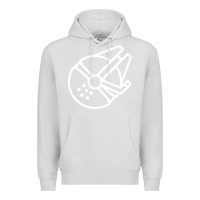 Dove Grey millennium falcon Premium Hoodie - artisFamous