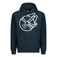 Navy millennium falcon Premium Hoodie - artisFamous