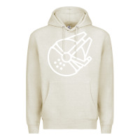 Oatmeal Heather millennium falcon Premium Hoodie - artisFamous