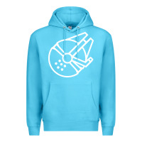 Ocean Blue millennium falcon Premium Hoodie - artisFamous