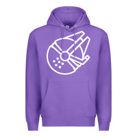 Purple millennium falcon Premium Hoodie - artisFamous