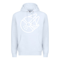 White millennium falcon Premium Hoodie - artisFamous