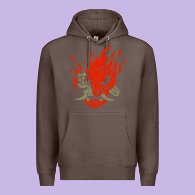 Punk Samurai Premium Hoodie Designed By Artisfamous