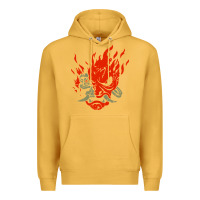 Mustard punk samurai Premium Hoodie - artisFamous