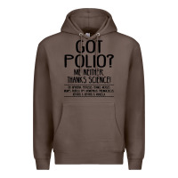 Coffee got polio me neither thanks science Premium Hoodie - artisFamous
