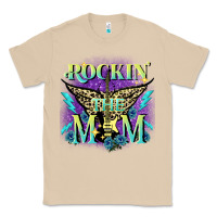 Mushroom Rockin' the mom Mother's Day Classic Tee - FaDigitalArtStudio