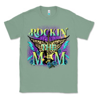 Sage Rockin' the mom Mother's Day Classic Tee - FaDigitalArtStudio