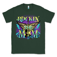 Sports Green Rockin' the mom Mother's Day Classic Tee - FaDigitalArtStudio