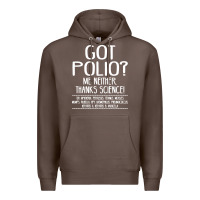 Coffee got polio me neither thanks science Premium Hoodie - artisFamous