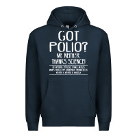 Navy got polio me neither thanks science Premium Hoodie - artisFamous