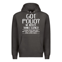 Smoke got polio me neither thanks science Premium Hoodie - artisFamous