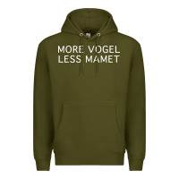 Army Green more vogel less mamet Premium Hoodie - artisFamous