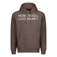 Coffee more vogel less mamet Premium Hoodie - artisFamous