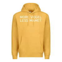 Mustard more vogel less mamet Premium Hoodie - artisFamous
