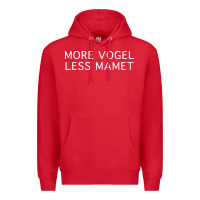 Red more vogel less mamet Premium Hoodie - artisFamous
