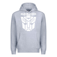 Heather Grey bumblebee strong Premium Hoodie - artisFamous