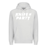 Dove Grey knife party Premium Hoodie - artisFamous