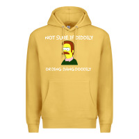 Antique Gold ned flanders Premium Hoodie - artisFamous