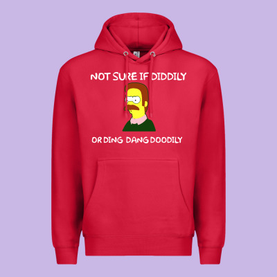 Ned Flanders Premium Hoodie Designed By Artisfamous