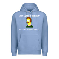 Colony Blue ned flanders Premium Hoodie - artisFamous