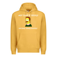 Mustard ned flanders Premium Hoodie - artisFamous