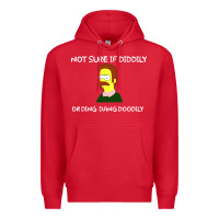 Red ned flanders Premium Hoodie - artisFamous