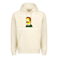 Sandshell ned flanders Premium Hoodie - artisFamous