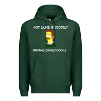 Sports Green ned flanders Premium Hoodie - artisFamous