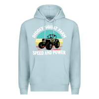 Blue Mist diddly squat farm speed and power Premium Hoodie - artisFamous