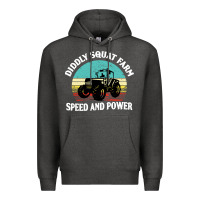 Charcoal Heather diddly squat farm speed and power Premium Hoodie - artisFamous